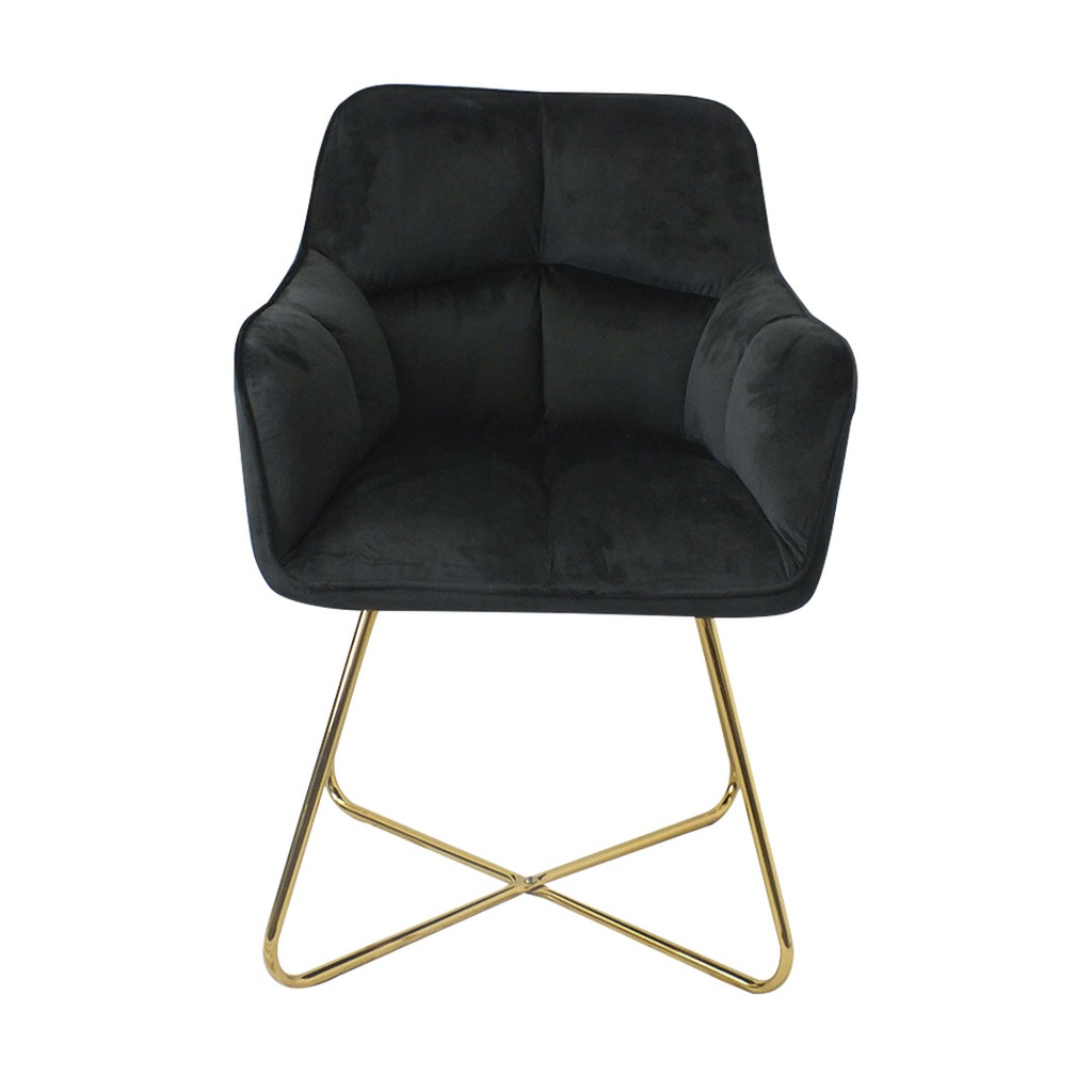 SILLON ARM KENDALL, BASE DORADA