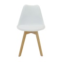 SILLA CAFETERIA TULIP, ASIENTO ACOLCHADO