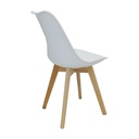 SILLA CAFETERIA TULIP, ASIENTO ACOLCHADO