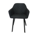 SILLA CAFETERIA VELVET ROCK TELA