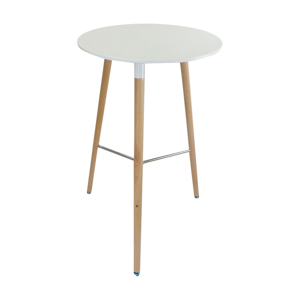 MESA DE BARRA EAMES, REDONDA 60CM, ALTO 105CM