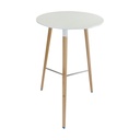 MESA DE BARRA EAMES, REDONDA 60CM, ALTO 105CM