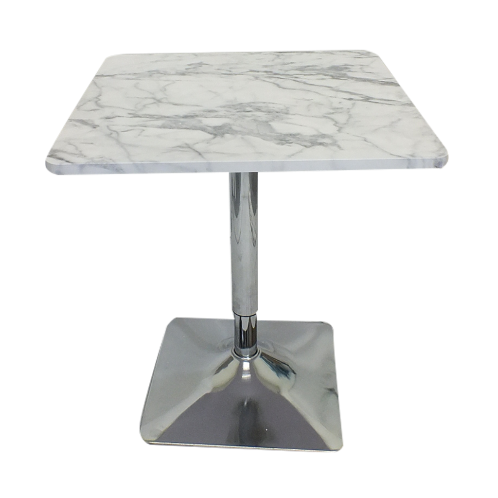 MESA MULTIFUNCIONAL HAWAI, CUADRADA 60X60, EFECTO MARMOL