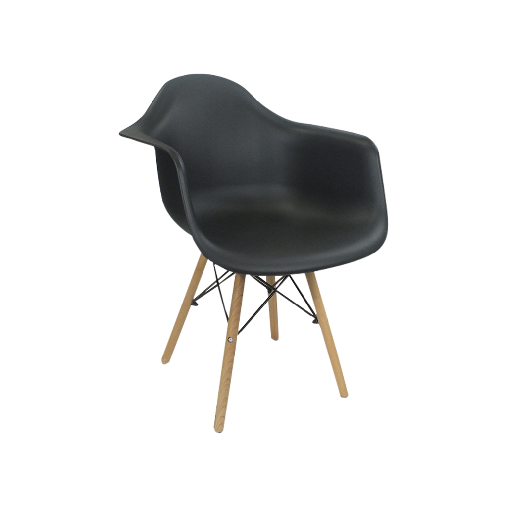 SILLA CAFETERIA EAMES CON BRAZOS