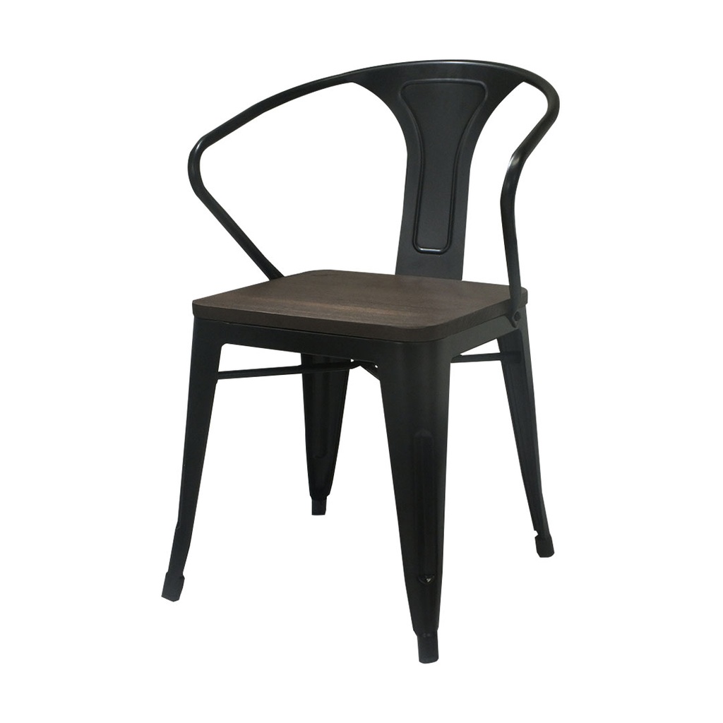 SILLA CAFETERIA TOLIX, CON BRAZOS METAL