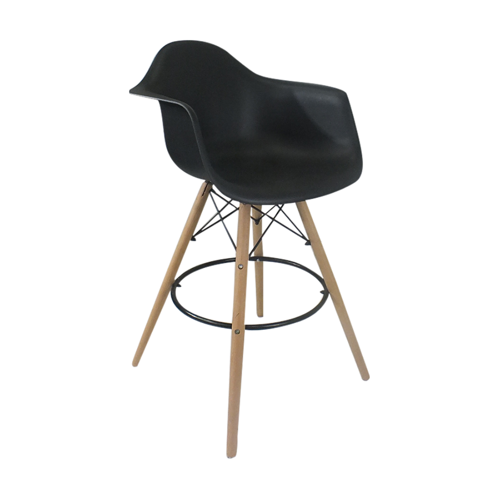 SILLA TABURETE EAMES CON BRAZOS