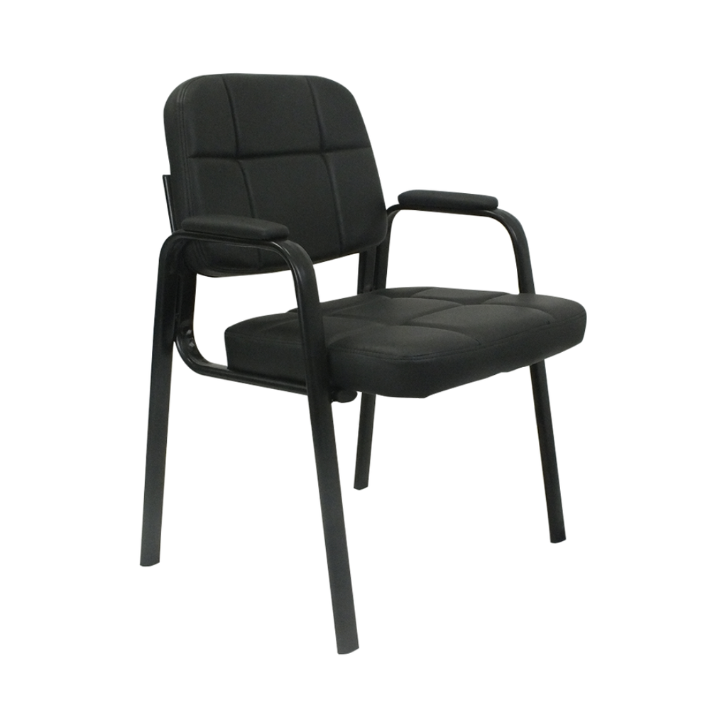 SILLA VISITANTE ROMA BI-PIEL, CON BRAZOS