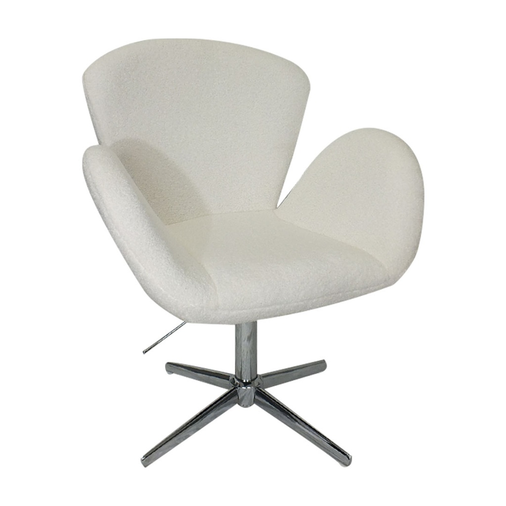 SILLON LOUNGE SWAN, TELA BOUCLE