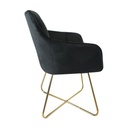 SILLON ARM KENDALL, BASE DORADA