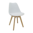 SILLA CAFETERIA TULIP, ASIENTO ACOLCHADO