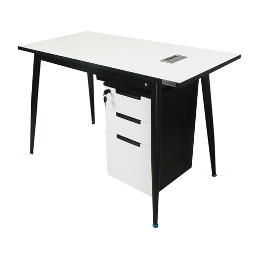 [ES0065] ESCRITORIO SECRETARIAL DOHA, 120X60X75CM, CON ARTURITO
