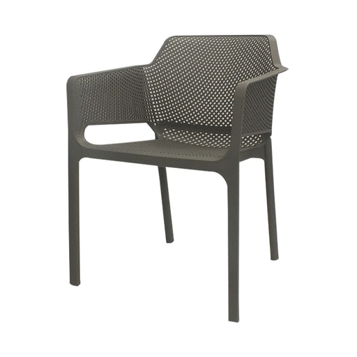 [SA0247] SILLA CAFETERIA TRAMONTINA NETRO, CON BRAZO
