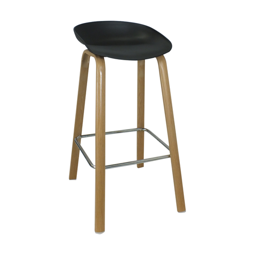 [ST0399] SILLA TABURETE TEPUY, ESTRUCTURA DE METAL, ALTO 74CM