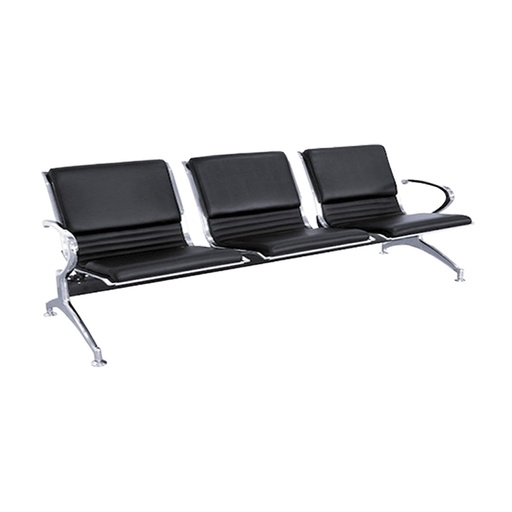 [SV0452] TANDEM 3 PUESTOS TORINO BI-PIEL